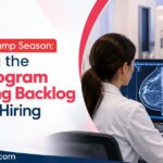 Mammogram reporting backlog management during screening camp season